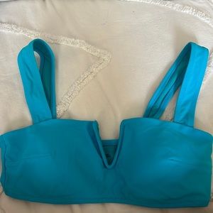 Teal aerie bathing suit top